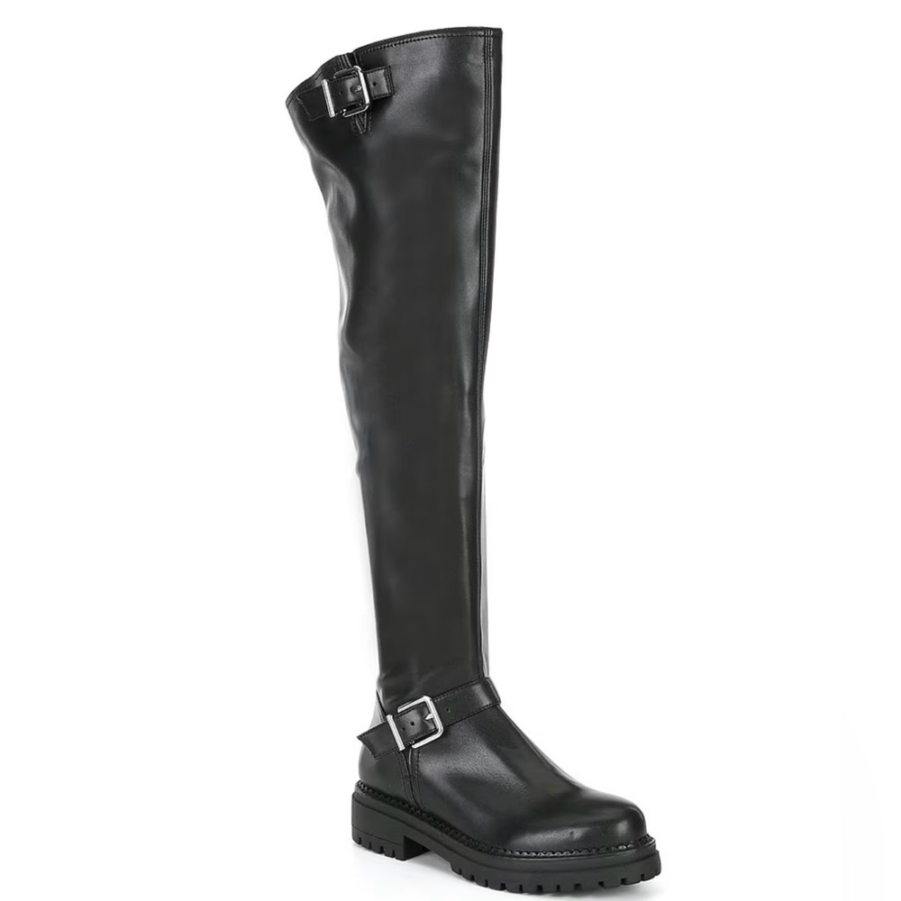 GB Game Changer over the knee lug sole boots